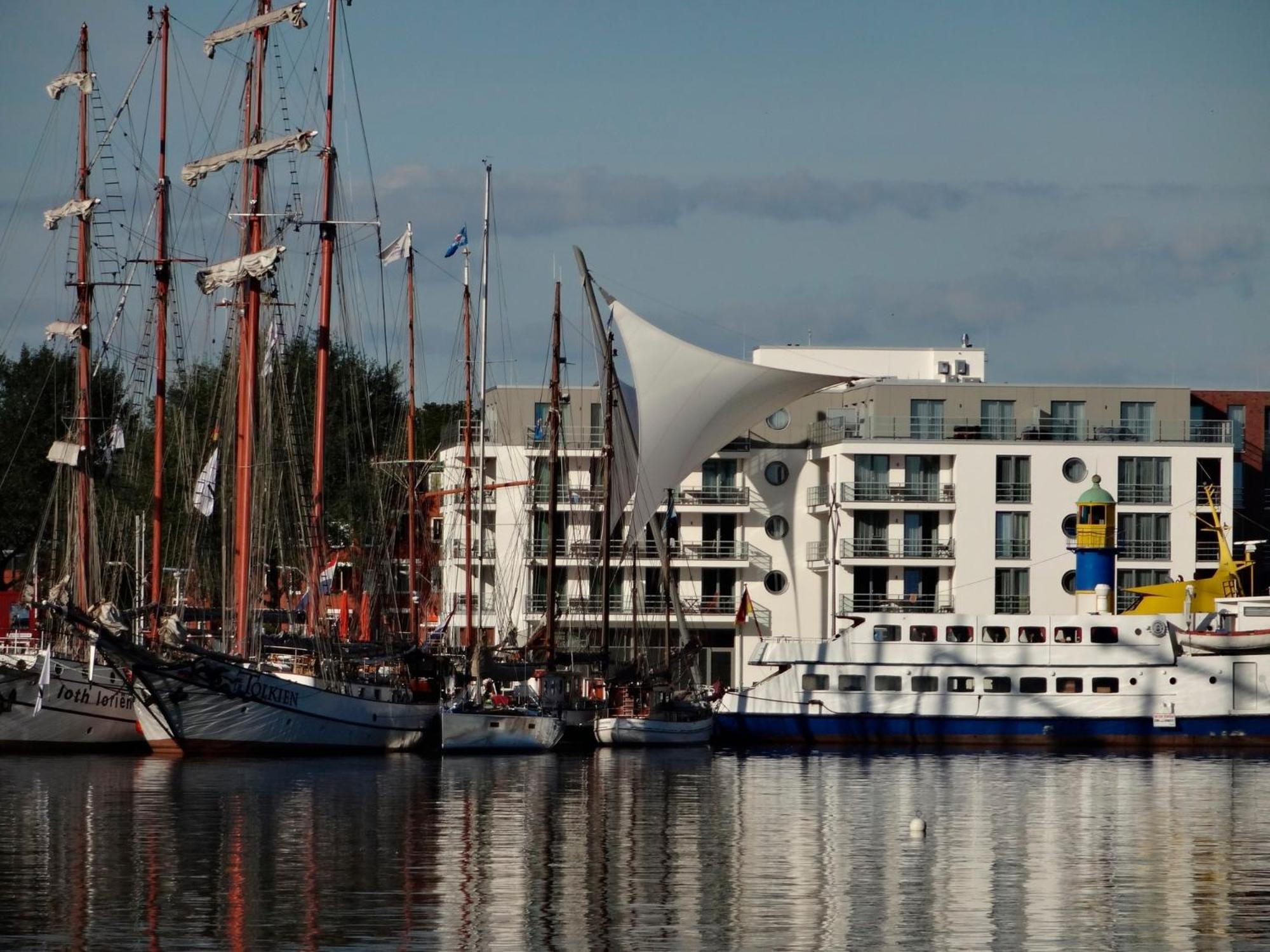 Apartment 10 - "Borbyblick" - Blickrichtung Hafen Und Offene See Eckernfoerde Luaran gambar